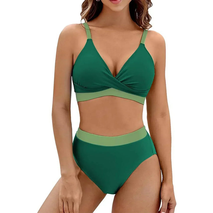 Brielle™ | Ensemble bikini sculptant le ventre avec un élégant décolleté en V 