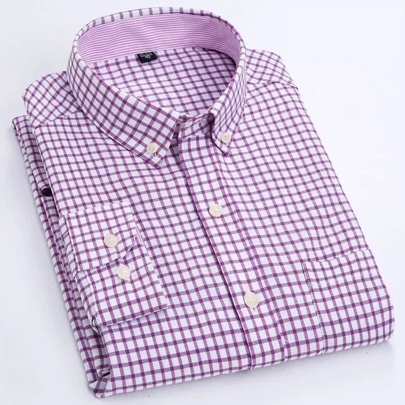 Chemise en coton à manches longues 