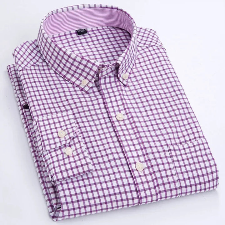 Chemise en coton à manches longues 