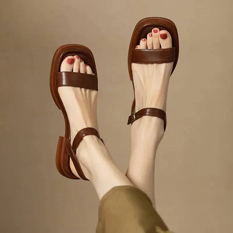 Sandales à talons en cuir Klarina 