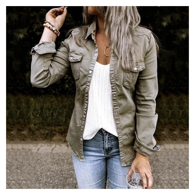 Aubrine™ | Veste en jean tendance 