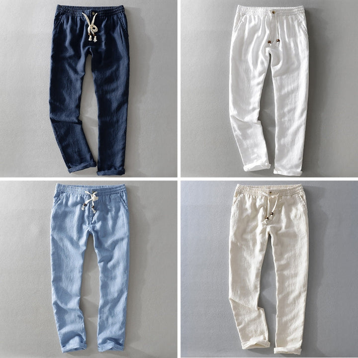 Pantalon décontracté en lin Ibiza 