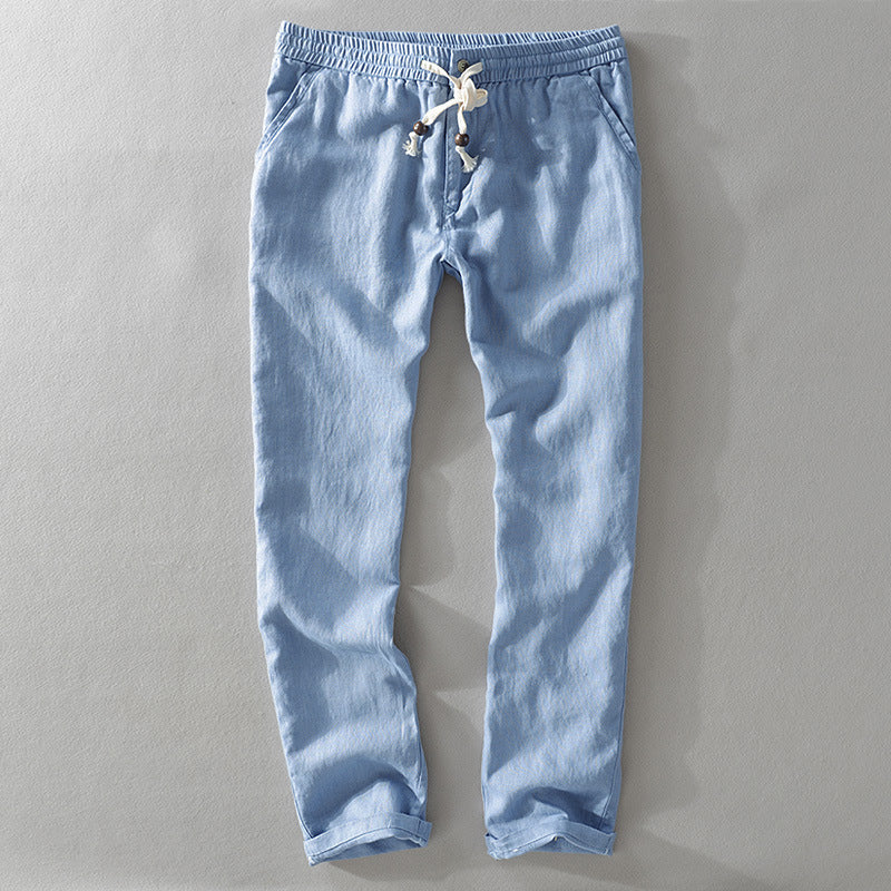 Pantalon décontracté en lin Ibiza 