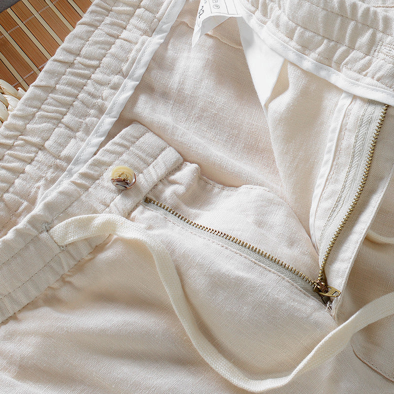 Pantalon décontracté en lin Ibiza 