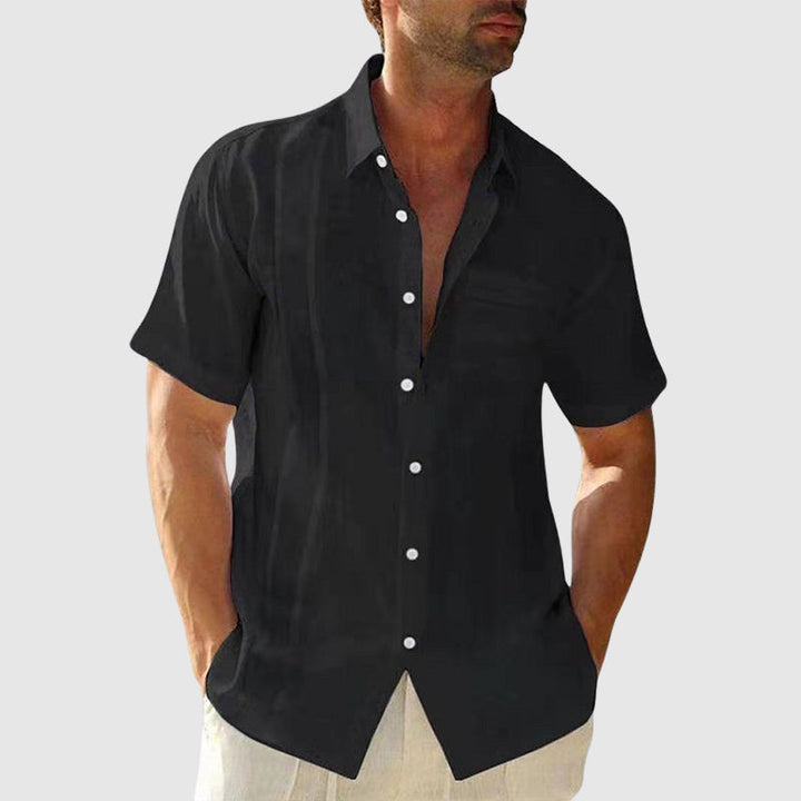 Chemise d'été en lin élégante 