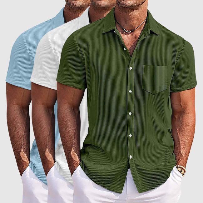 Chemise d'été élégante à rayures 