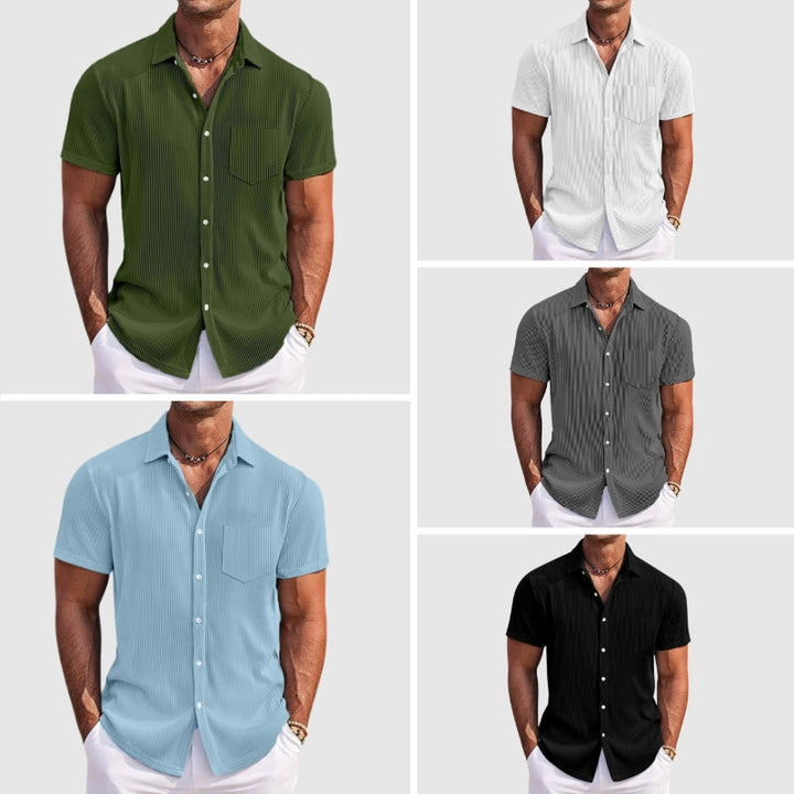 Chemise d'été élégante à rayures 