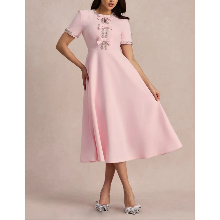 Raffaella™ | Graceful Bow-Adorned Dress