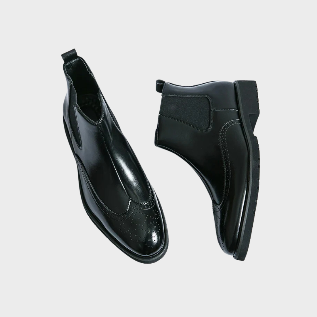 Dwight™ | Timeless Faux Leather Elegance