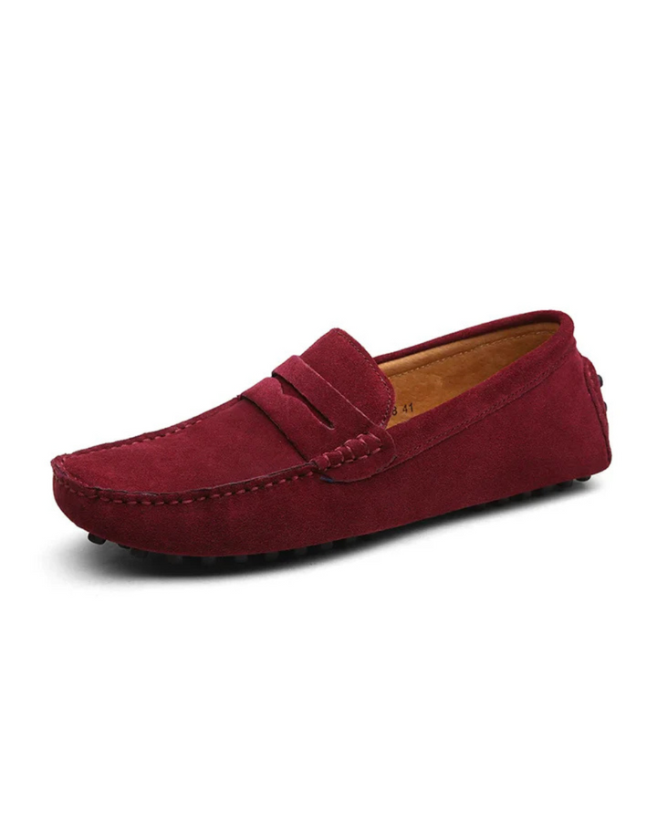 Mocassins en daim décontractés 