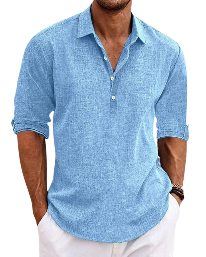 Chemise en coton classique Sabbio 