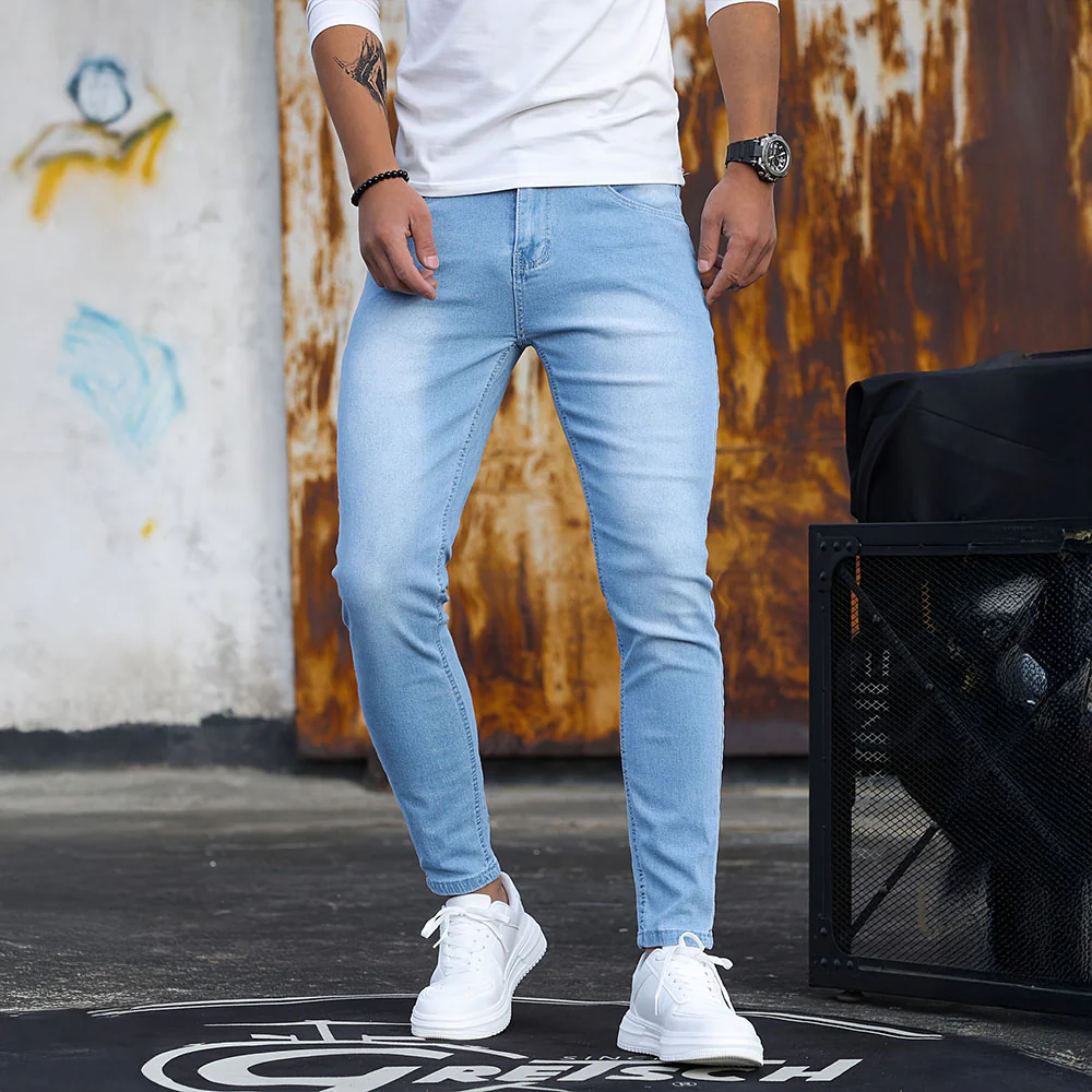 Jeans en denim décontracté 