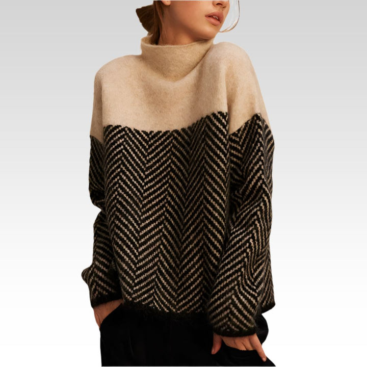ADELIE | Col roulé premium fabriqué à partir d'un tricot exquis 
