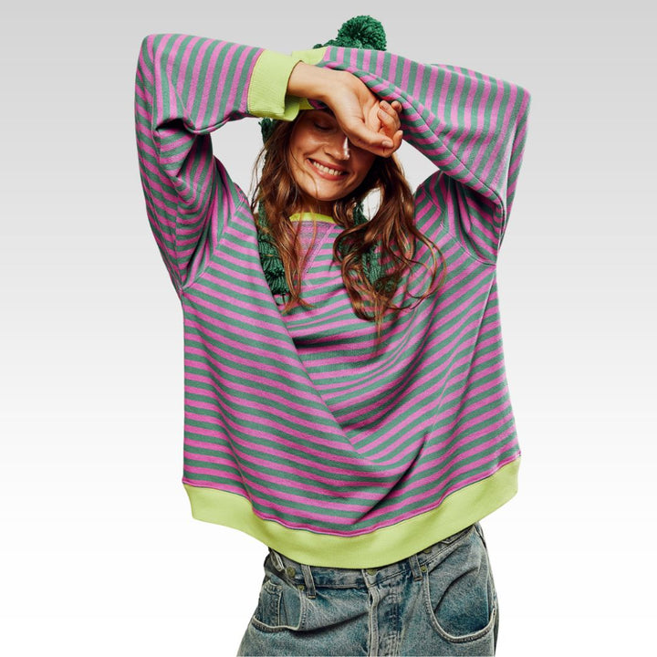 Salvatore™ | Striped Oversized Knit Sweater