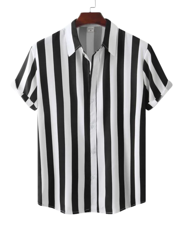 Chemise d'été rayée respirante 