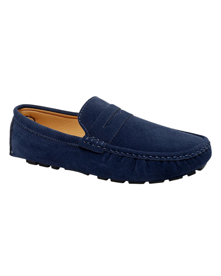 Mocassins en daim pour bateau 