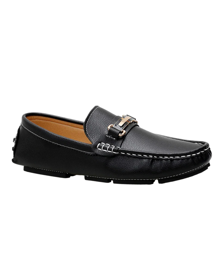 Mocassins en cuir véritable 