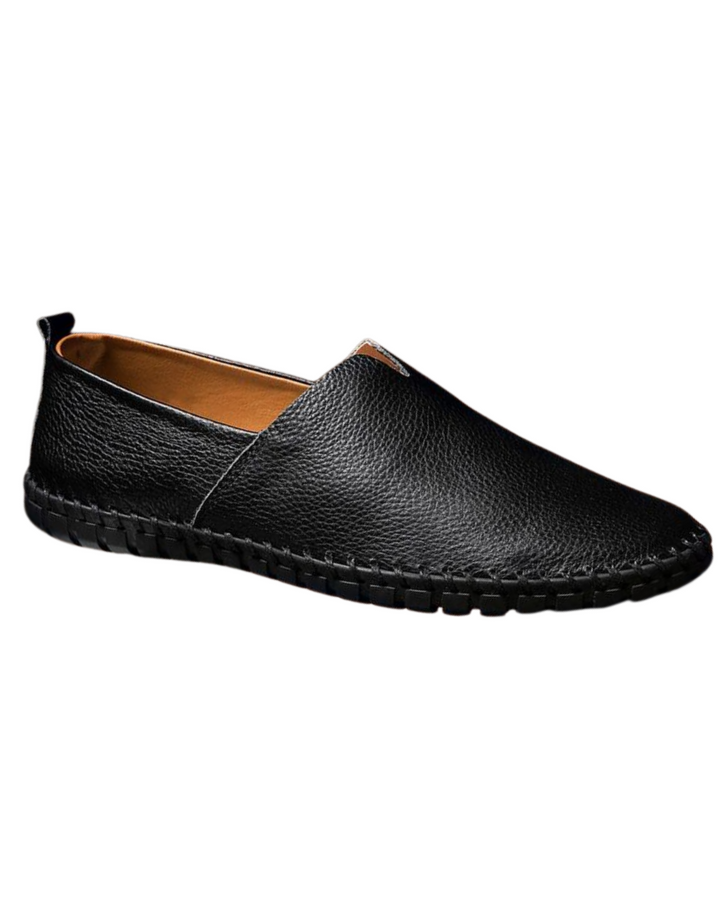 Mocassins en cuir cousus à la main 