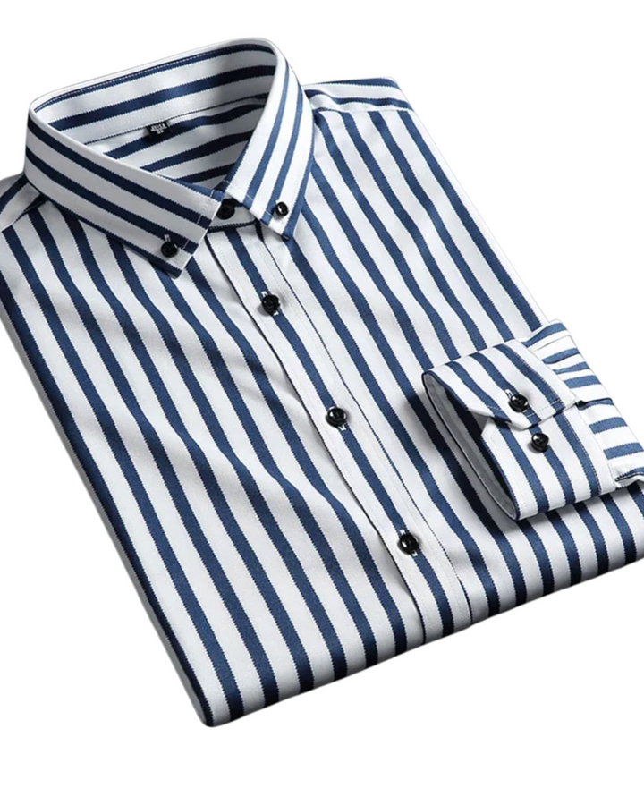 Givalli - Chemise décontractée rayée pour homme 