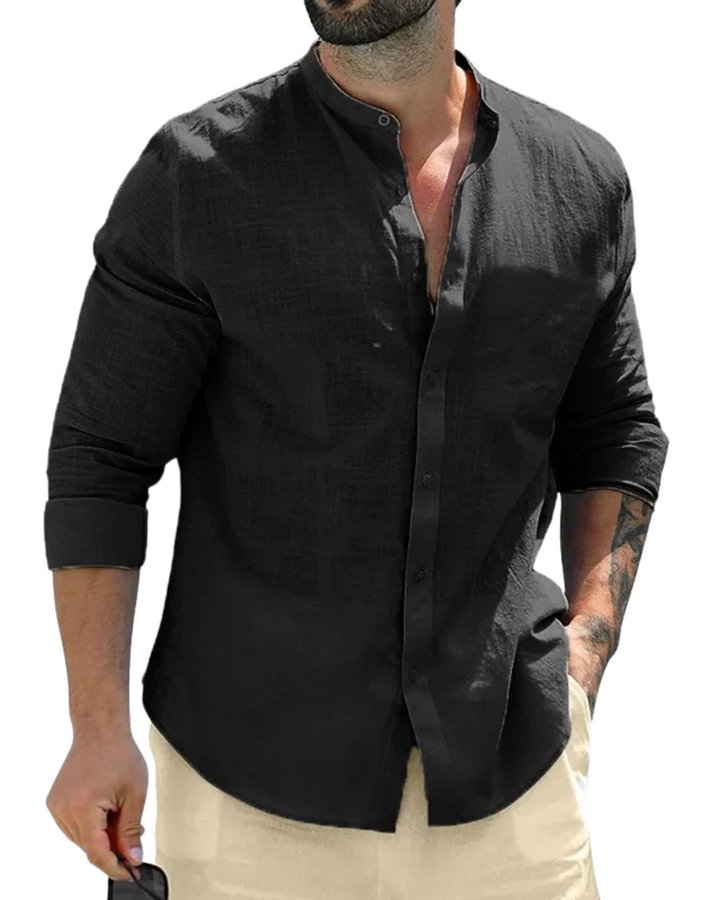 Chemise en lin pour homme 
