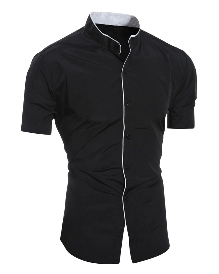 Chemise en coton à manches courtes 