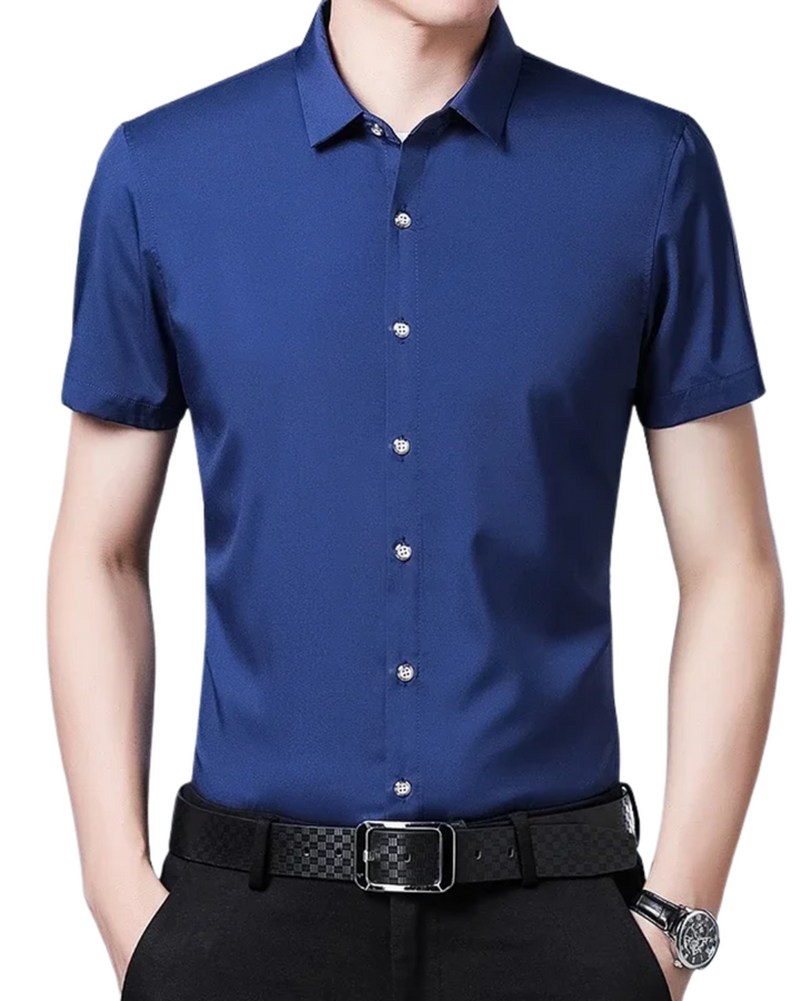 Chemise à manches courtes décontractée pour les affaires 