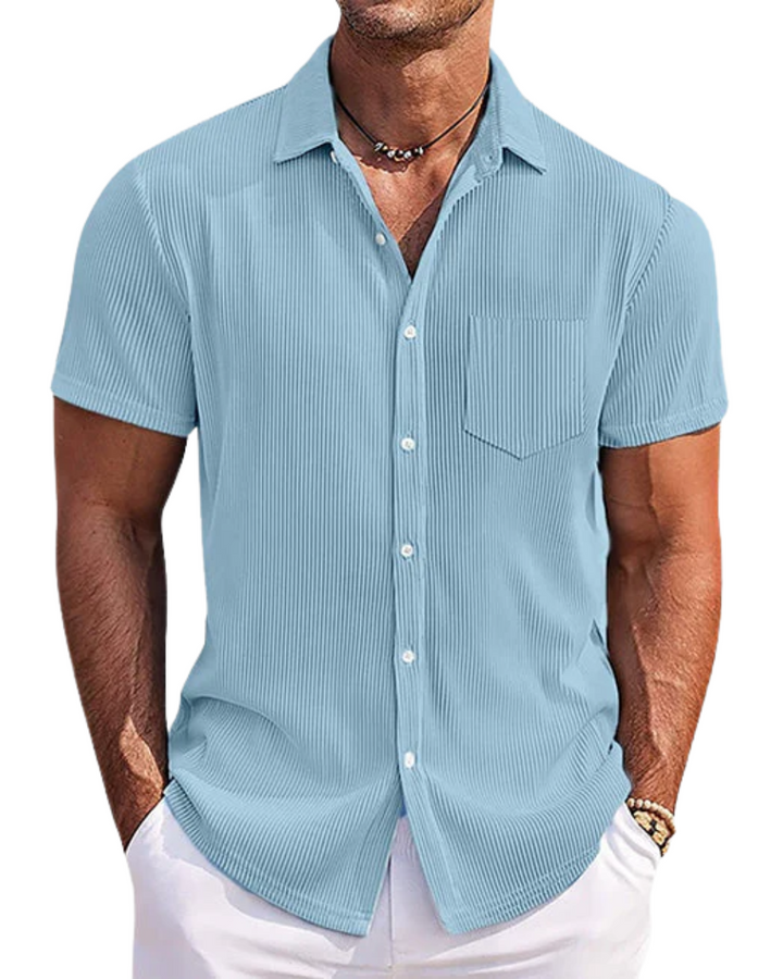 Chemise d'été élégante à rayures 