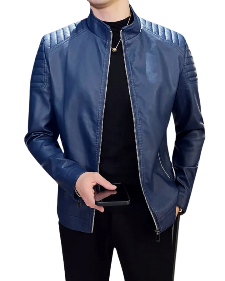 Veste en cuir de qualité supérieure 