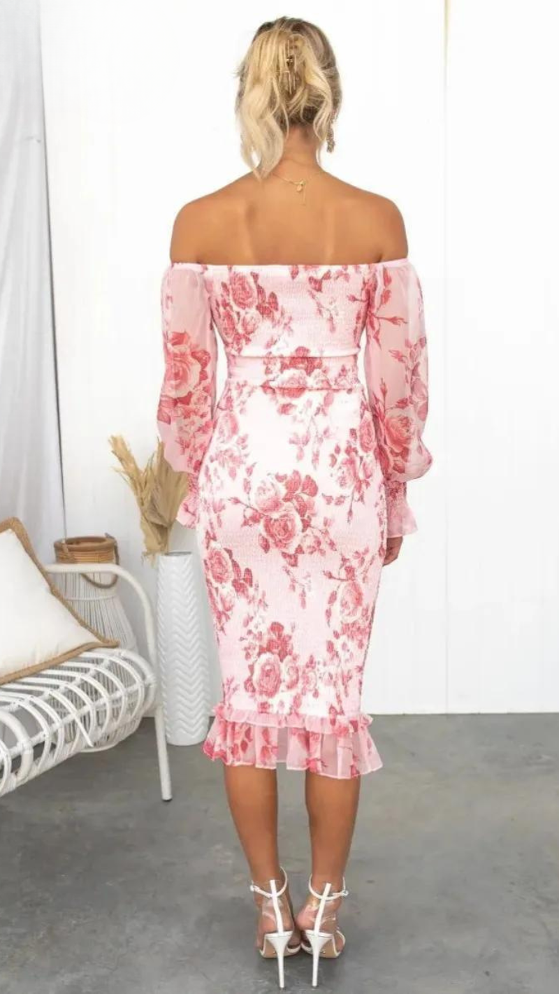 Kendall | Robe Midi Luxe (Presque épuisée) 
