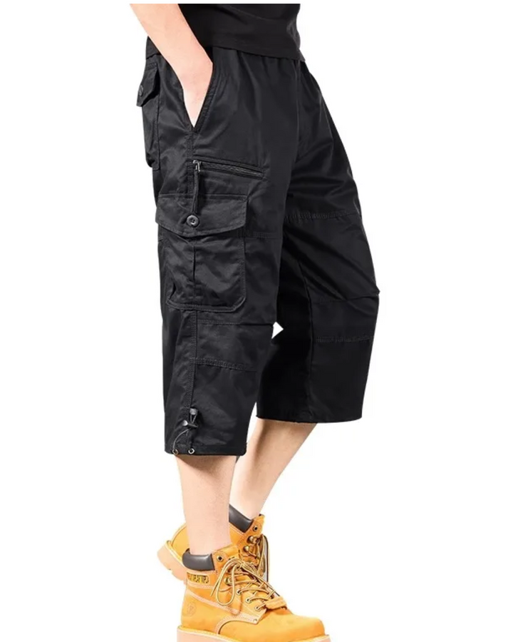 Longs Shorts Cargo en Coton 