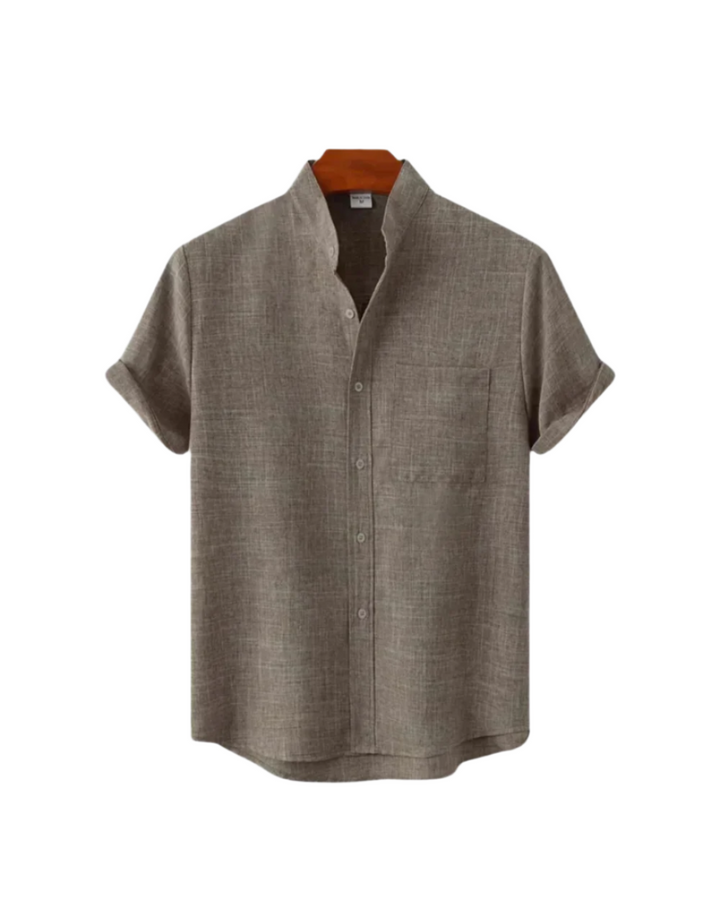 Chemise en lin à manches courtes Venice 