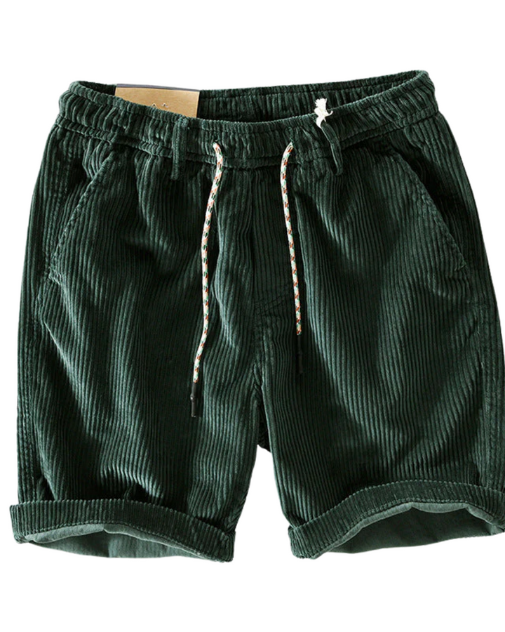 Shorts en velours côtelé 