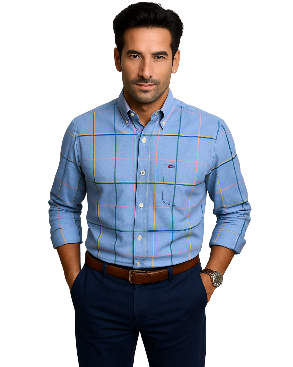 Givalli - Chemise élégante en coton pour homme 
