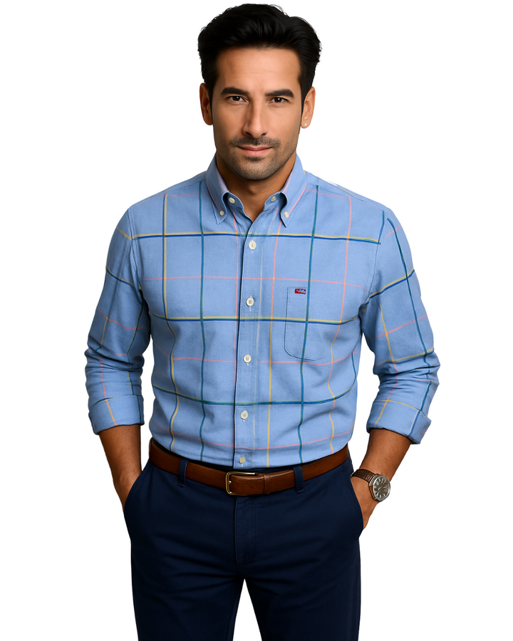 Givalli - Chemise élégante en coton pour homme 