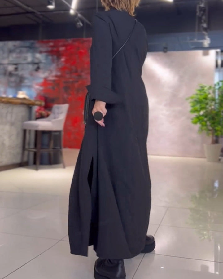 Evia™ | Robe longue ample avec fente 