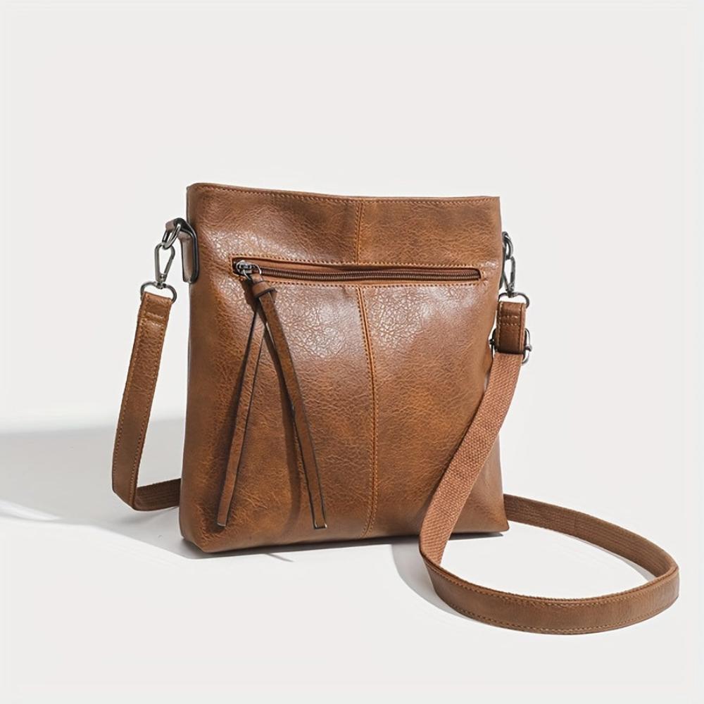 Lina | Sac à bandoulière vintage à motif échecs 