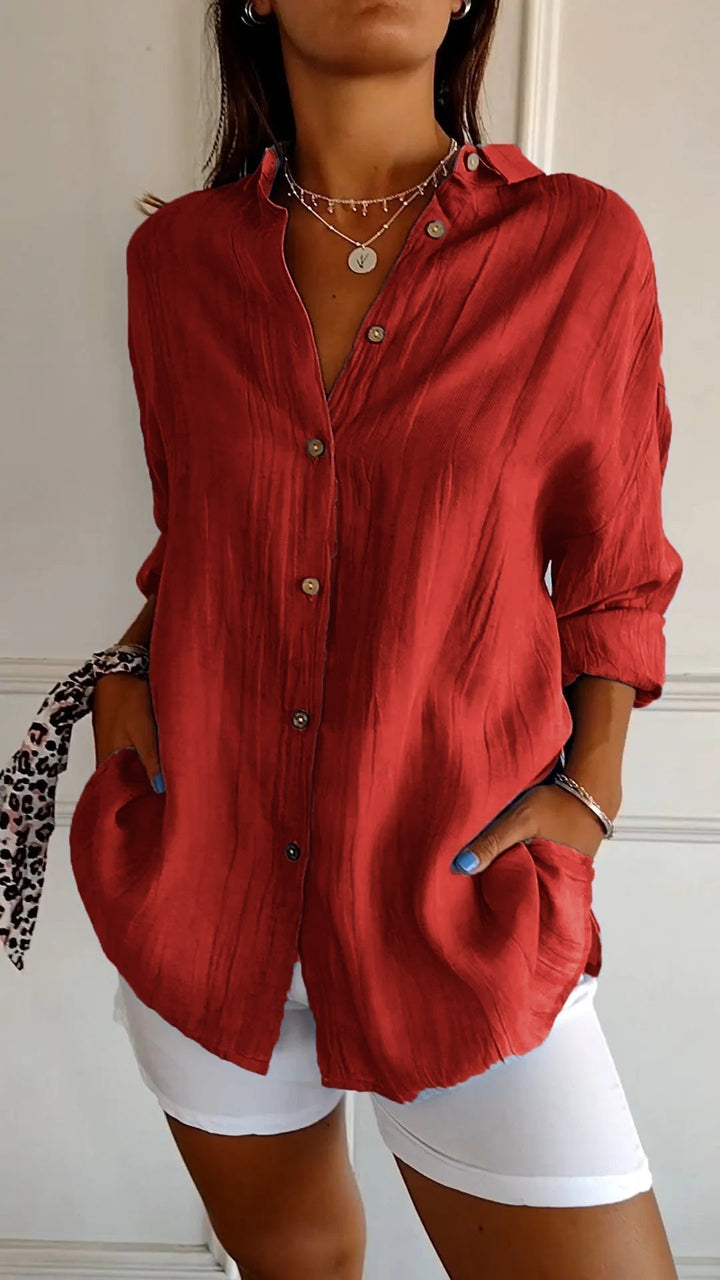Krisha - Blouse Élégant Oversize 