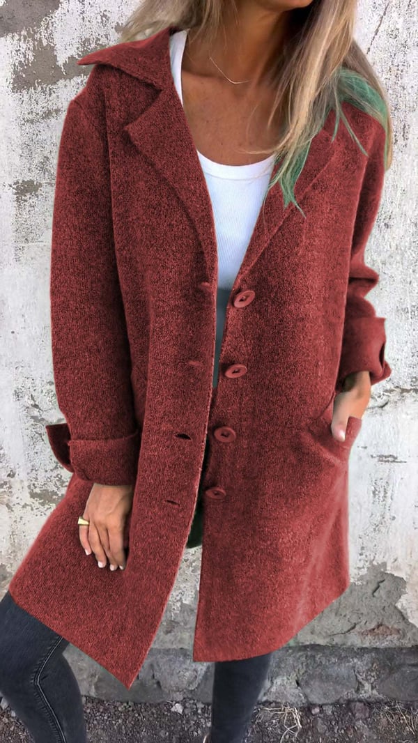 Teni™ | Manteau long décontracté élégant avec poches pratiques 