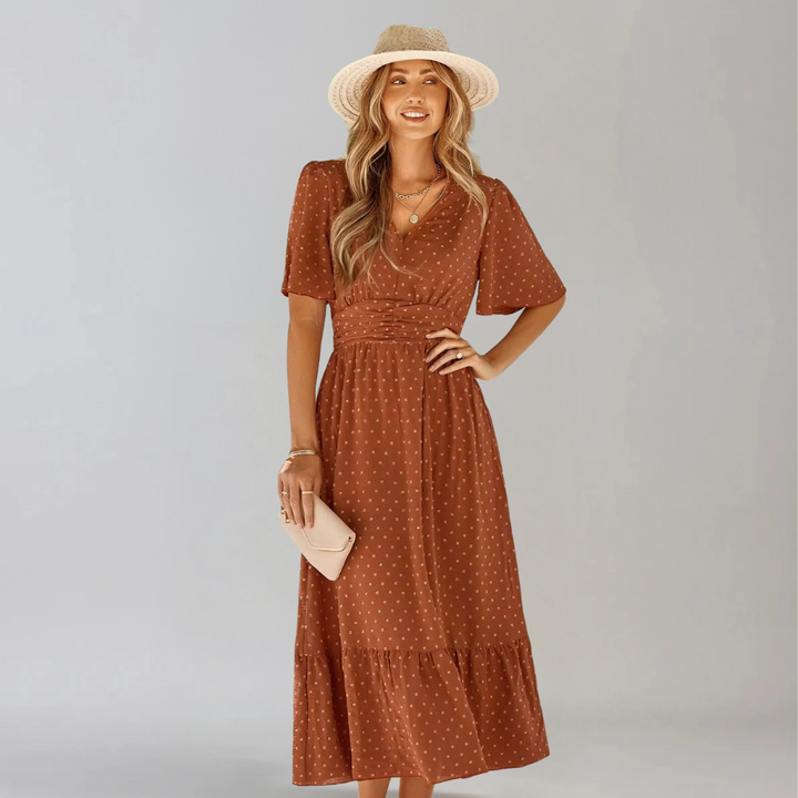 Aria™ | Graceful V-Neck Midi