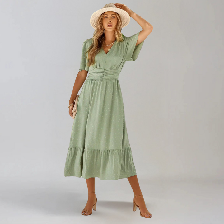 Aria™ | Graceful V-Neck Midi