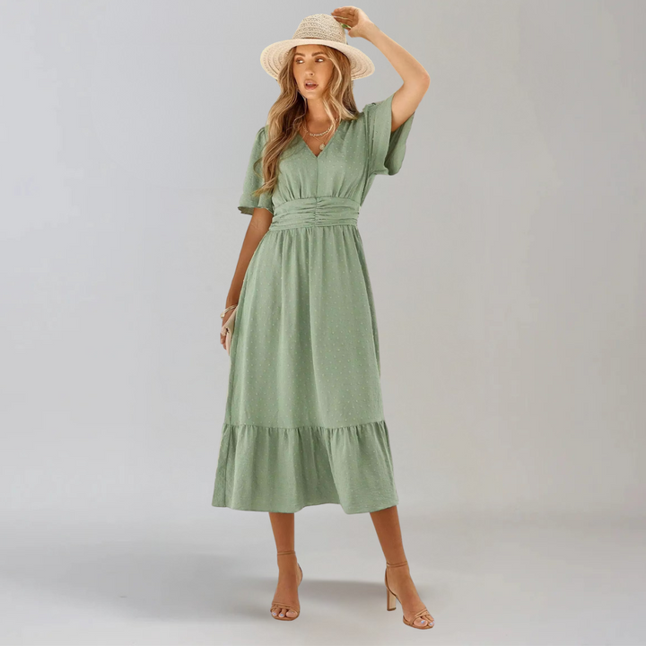 Aria™ | Graceful V-Neck Midi