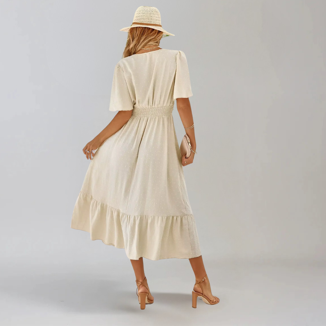Aria™ | Graceful V-Neck Midi
