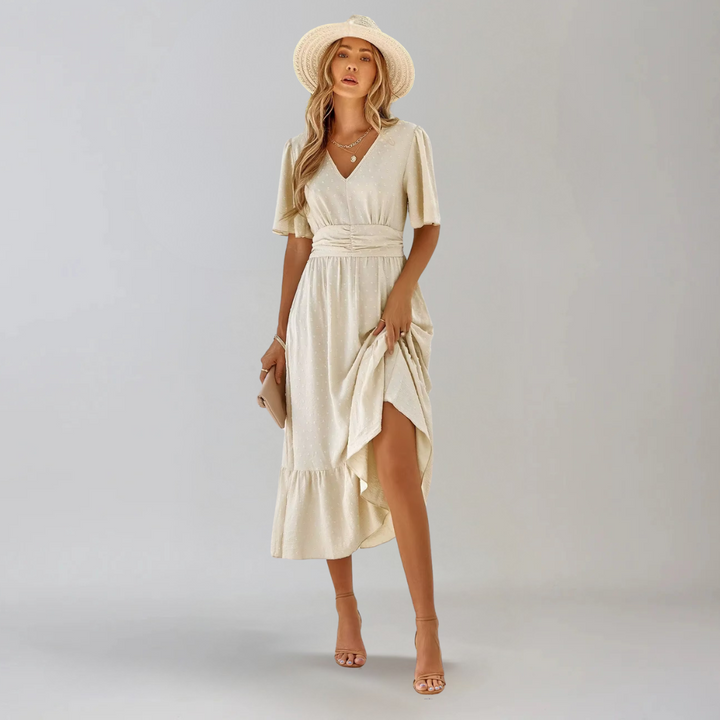 Aria™ | Graceful V-Neck Midi