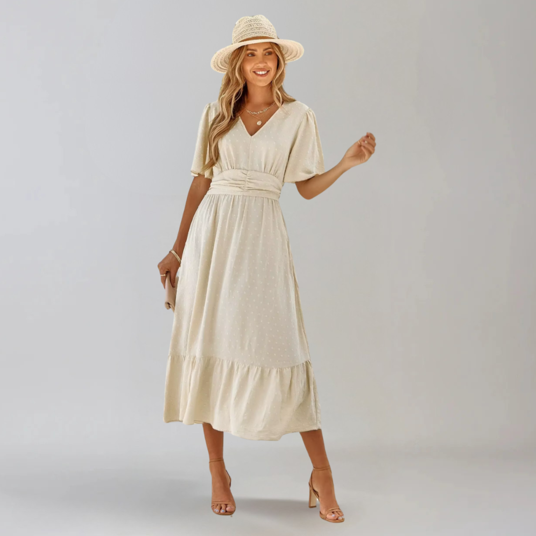 Aria™ | Graceful V-Neck Midi