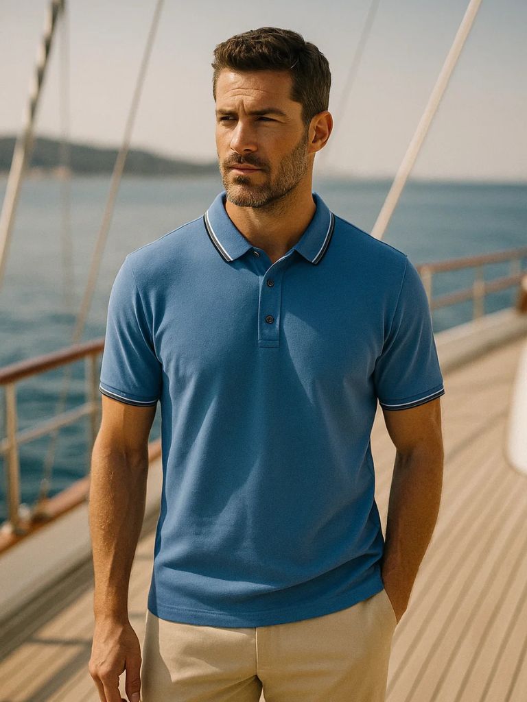 Polo Azure Classique – Leviana 