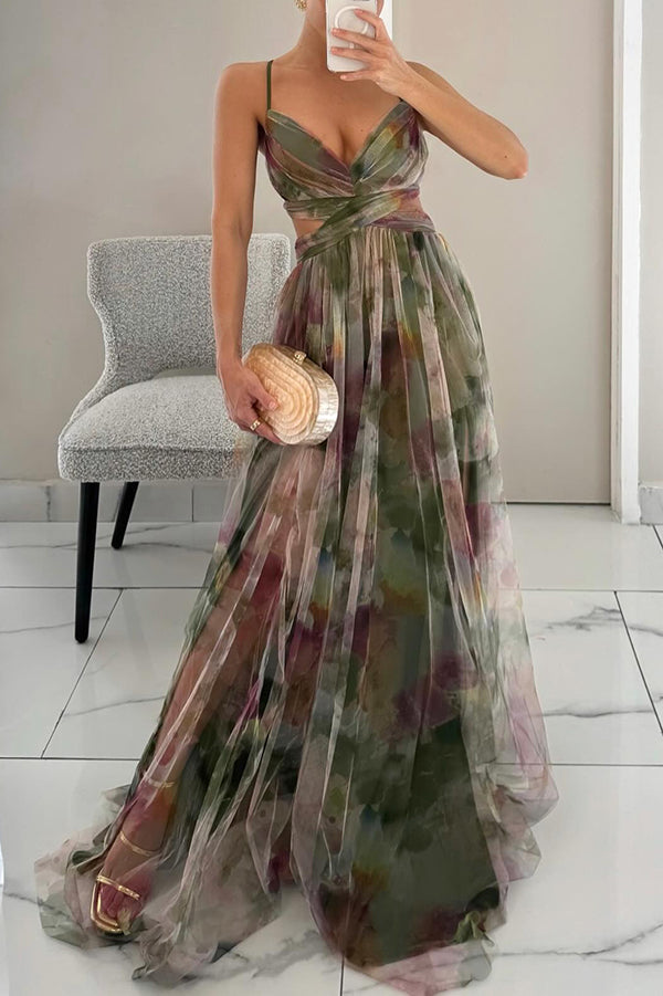 Frostine™ | Robe longue florale et romantique 