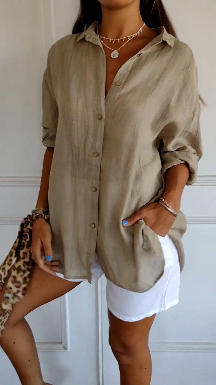 Krisha - Blouse Élégant Oversize 