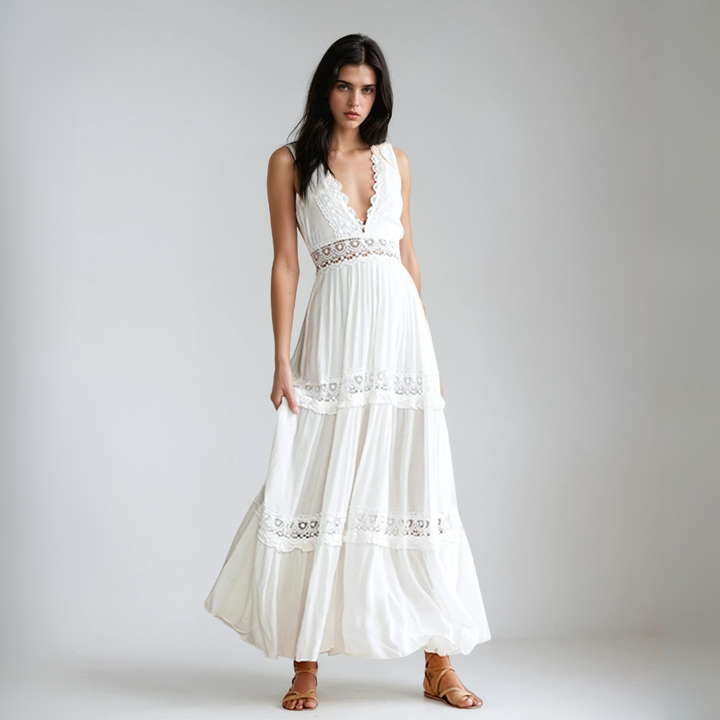 Bianca™ | Robe ornée de dentelle gracieuse 