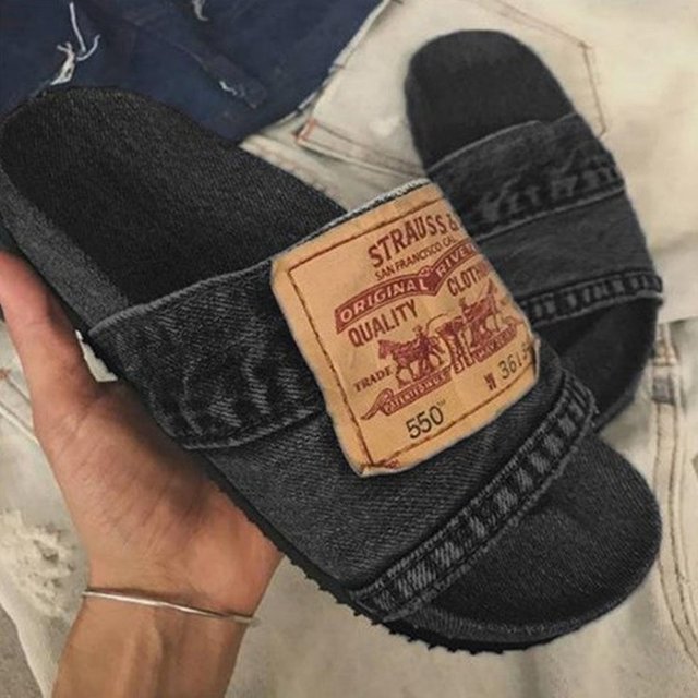 Sandales en denim Melony élégantes et confortables 