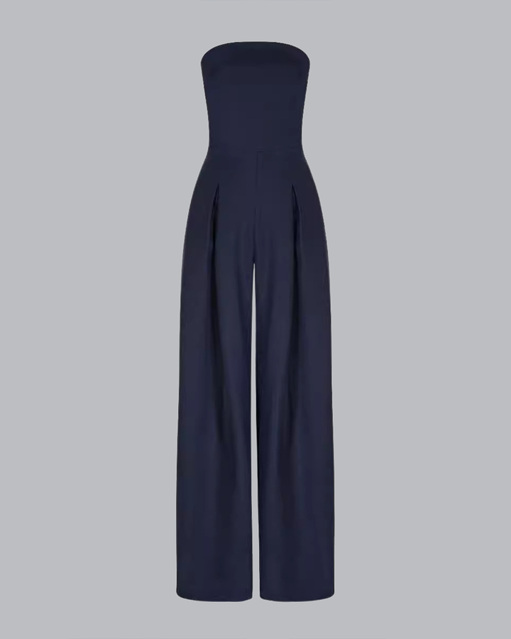Alina™ | Combinaison sans bretelles avec jambes larges 
